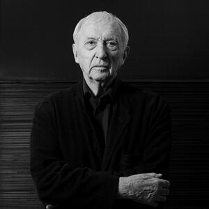 Pierre Soulages. &copy; Photo Christian Bousquet/musée Soulages, don des amis du mus&eacute;e Soulages.