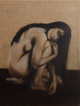 Danseuse - Huile sur toile - 35 X 26