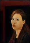 Jeune fille - Huile sur toile - 35X26