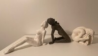 Les trois Muses - argile